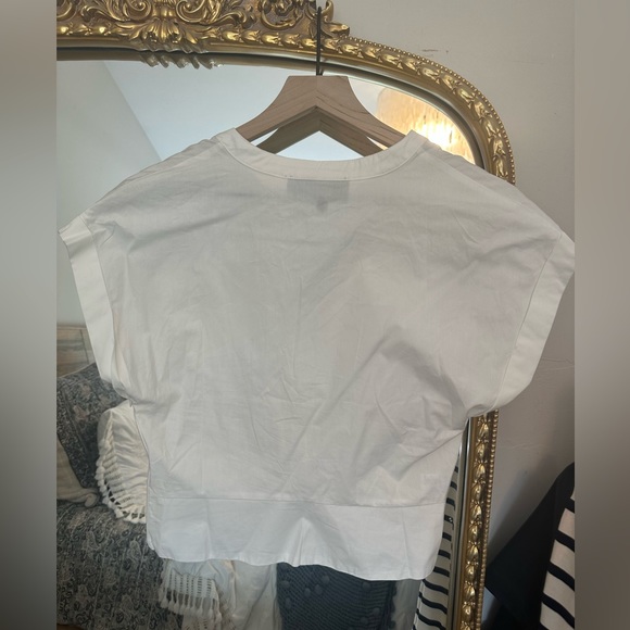 Anthropologie SUNDAY IN BROOKLYN Twist Front Blouse XS - Picture 4 of 5